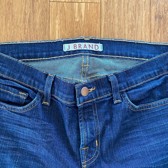 J Brand Bootcut Jeans Ink Dark Wash Mid Rise Stretch 30 Style 3818C012 - Picture 11 of 15